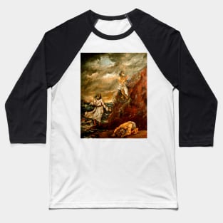 Study - TheThree Hermits Baseball T-Shirt